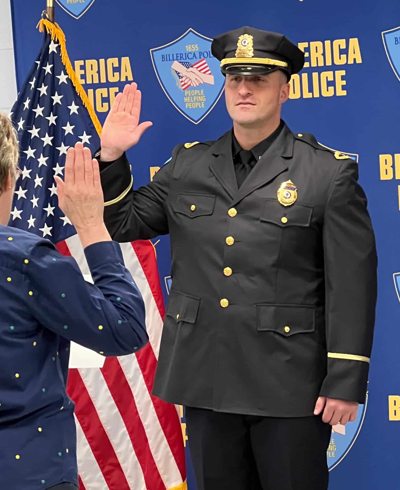 Billerica Police Department Promotes Cory Bandouveres to Lieutenant ...